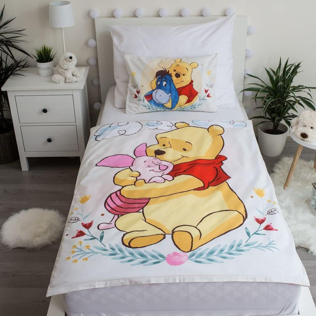 Linge de lit enfant, l'ours Winnie et ses amis, 100% coton Linge de lit - enfant Naty Shop