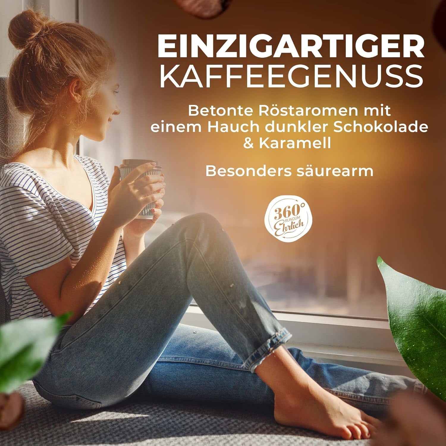 Premium Bio Kaffeebohnen 1000g, 100% Honduras Hochland Arabica Kaffeebohnen Bio - Köstlich, doux, sans danger - Bio Kaffee ganze Bohnen - Idéal comme Kaffeebohnen Vollaautomat - 360° Rundum Ehrlich