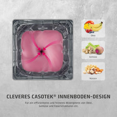 CASO Powerblender B 2000 - Batteur sur socle professionnel, 30 000 tours/min, 2000 watts, mélangeur Tritan (2 L), sans BPA, fonction Pulse, Shake, Smoothie, système de cuisson à 8 voies avec commande Titan Kitchen Naty Shop