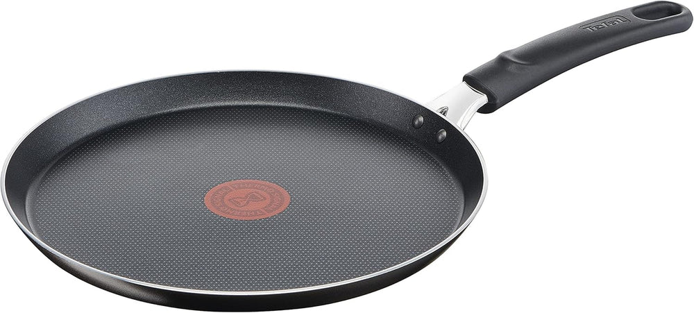 Tefal Easy Cook & Clean, revêtement antiadhésif, indicateur de température, déconseillé à l'induction Casseroles et poêles Naty Shop Poêle à crêpes 25 cm