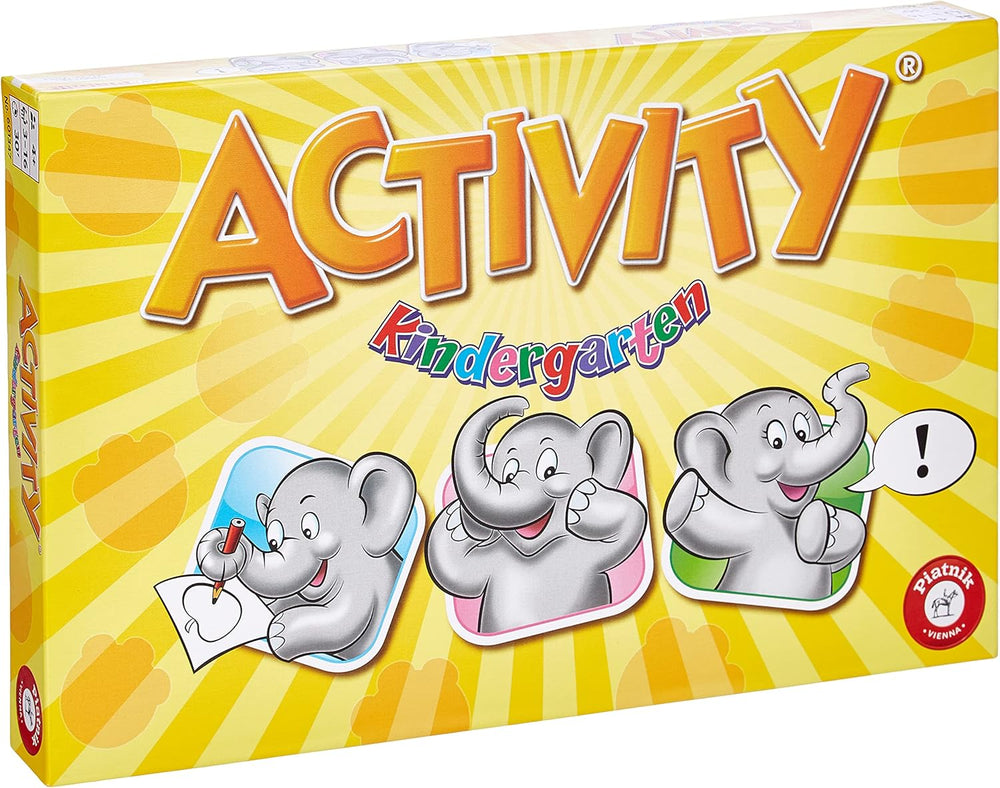 Piatnik 6028 - Jeu d'activités original | Jeu classique pour les fêtes et soirées de jeux | Pantomime, dessin et explications obligatoires | 2 640 nouveaux termes | Maximum 16 joueurs possibles