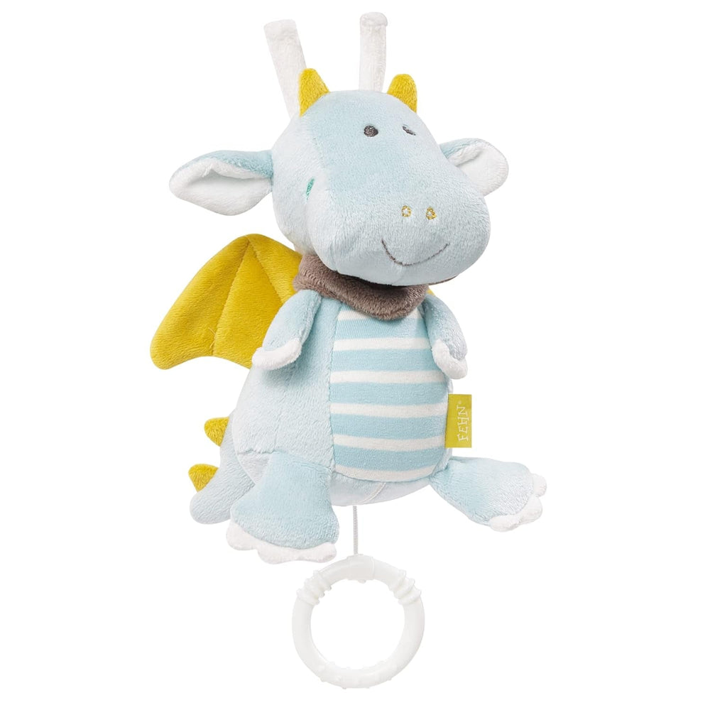 Fehn boîte à musique bébé somnifère étoile - boîte à musique avec mécanisme musical amovible à suspendre - chanson somnifère "Weißt du wieviel Sternlein stehen" - jouet pour bébés et enfants à partir de 0 mois Baby Toys Naty Shop Dragon