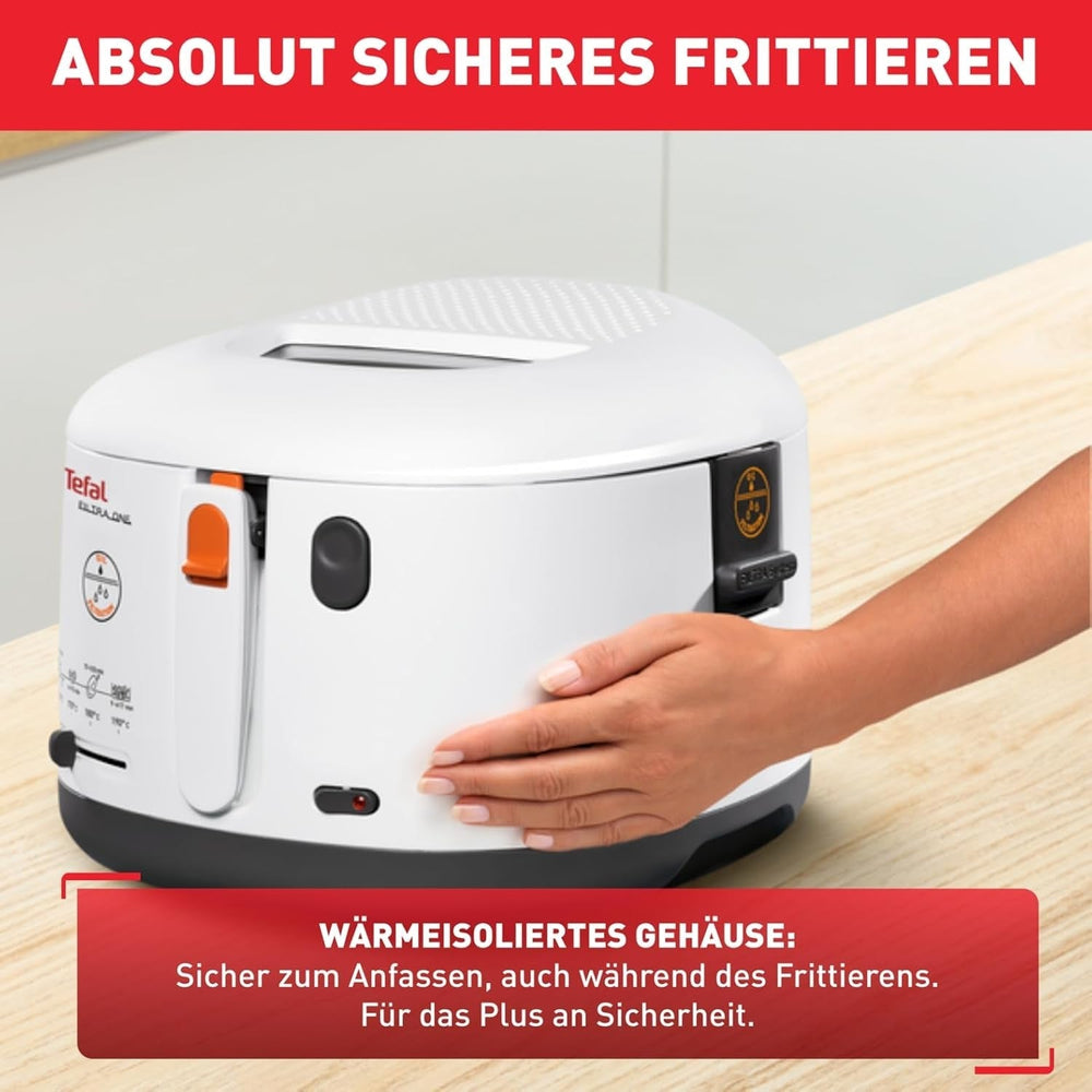 Friteuse Tefal FF1631 Filtra One, 1 900 W, capacité 1,2 kg électroménager Naty Shop