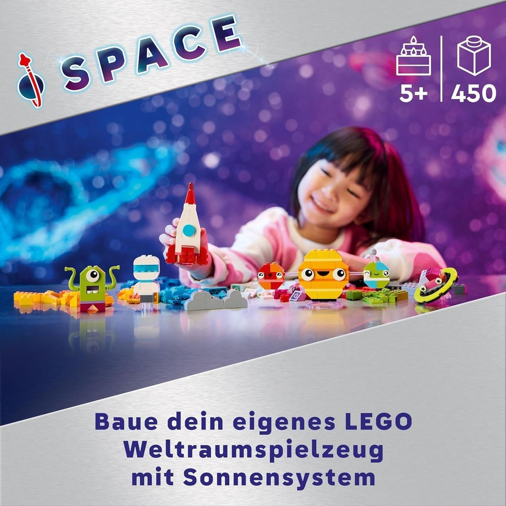 LEGO Classic Creative Space Planets Modèle de construction du système solaire pour enfants Jouet spatial avec fusée Vaisseau spatial Planètes et extraterrestres Cadeau pour enfants de 5 ans Garçons et filles 11037 Jeux de construction Beuche den LEGO-Store