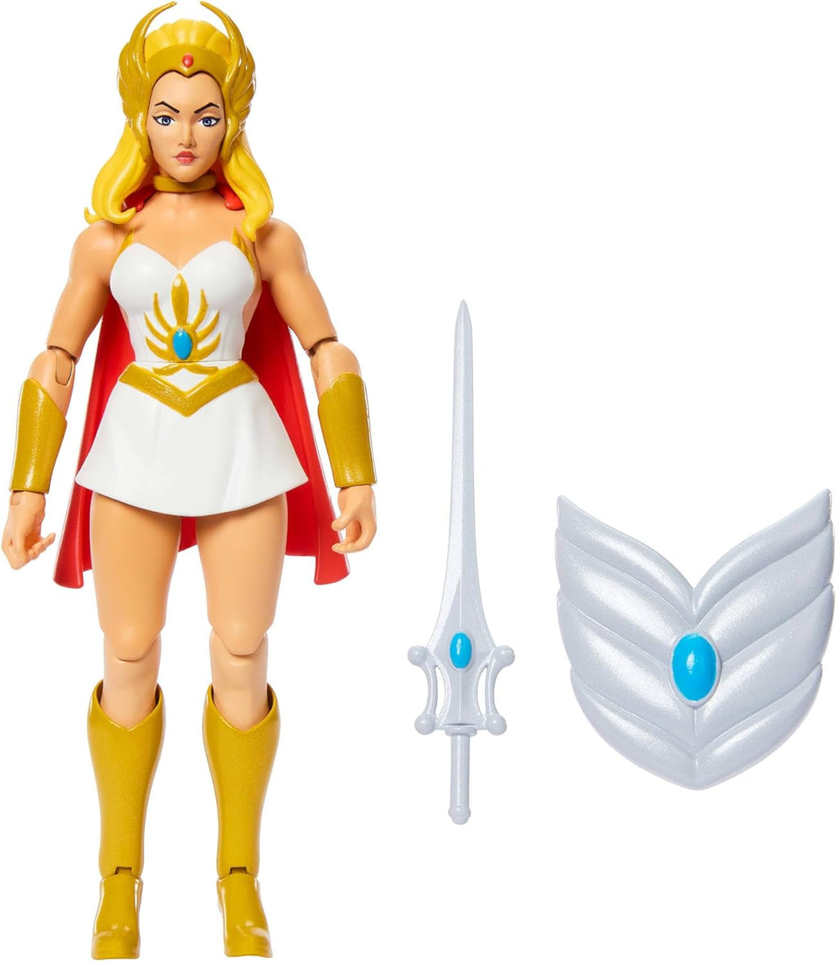 Figurine d'action de dessin animé She-Ra Masters of the Universe Origins, environ 14 cm de haut, héroïne de la télévision des années 1980, princesse du pouvoir, conception détaillée et accessoires, figurines d'action JBM76 Naty Shop Titre par défaut