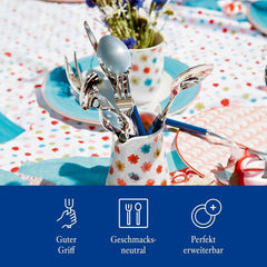 Villeroy & Boch - Jouez ! Couverts Océan Bleu, Coffret de 30 pièces Cuisine Naty Shop