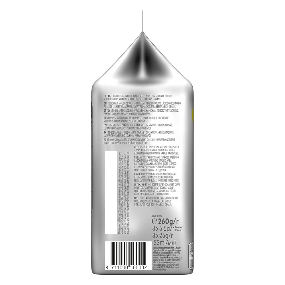 Tassimo Kapseln Jacobs Cappuccino Classico, 5 x 8 dosettes, 40 Kaffeekapseln