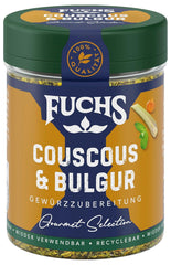 Fuchs Spices Gourmet Selection Moyen-Orient/Afrique - Mélange d'épices pour couscous et boulgour Mélange d'épices rechargeable pour assaisonner les plats de boulgour végétalien 55 g