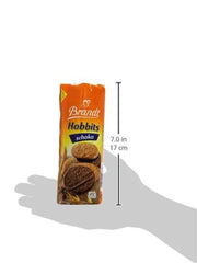 Brandt Hobbits Chocolate 265g Pack - Biscuits croustillants à l'avoine et au chocolat complet - Pâte croustillante pour toute la famille - dans un rouleau de biscuits pratique