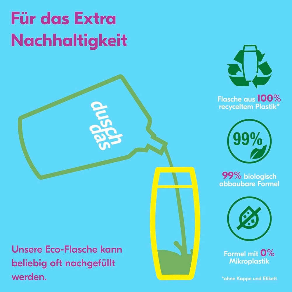 Duschdas Gel douche pour homme, 6 x 225 ml Douche et bain Naty Shop