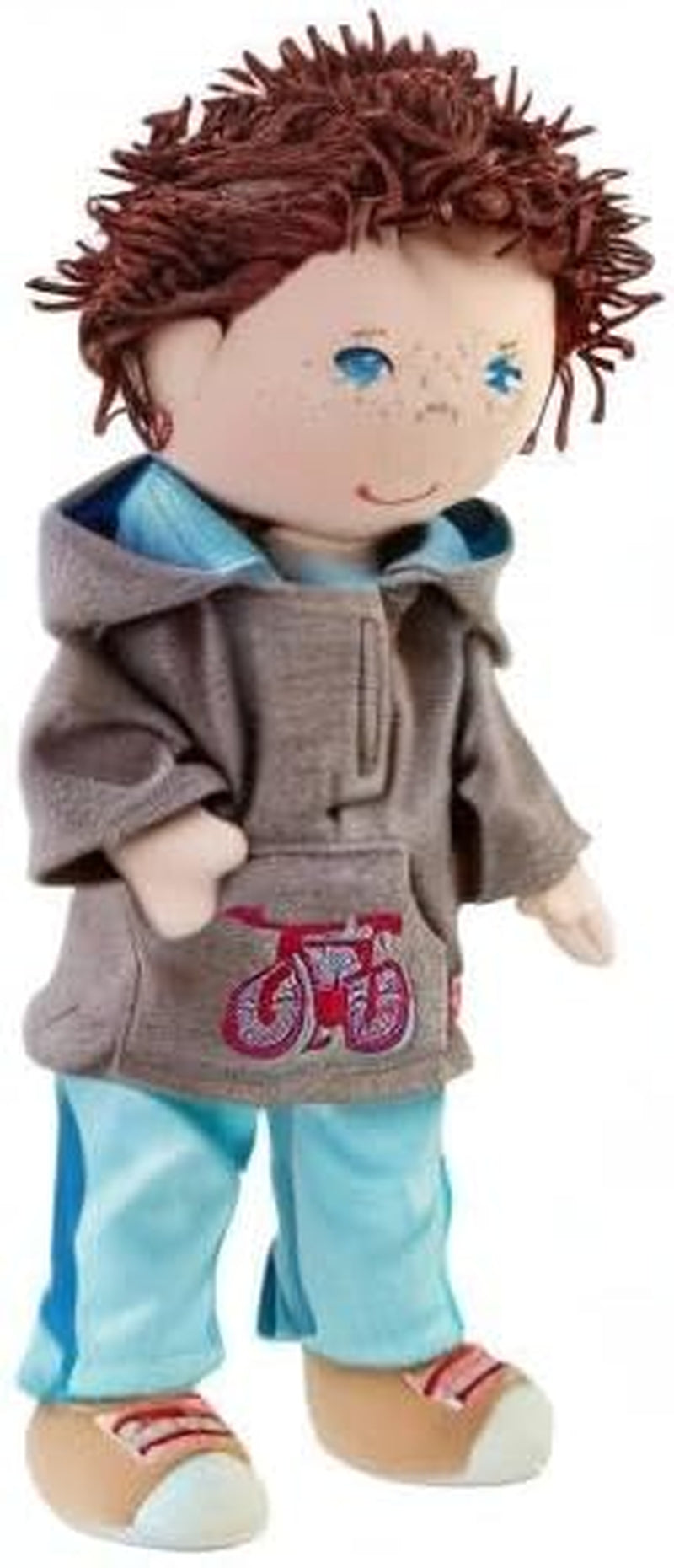 HABA 306528 - Lian Doll - Poupée en peluche pour enfants à partir de 18 mois pour jouer et câliner en matières douces - Taille : 30 cm Naty Shop Dolls