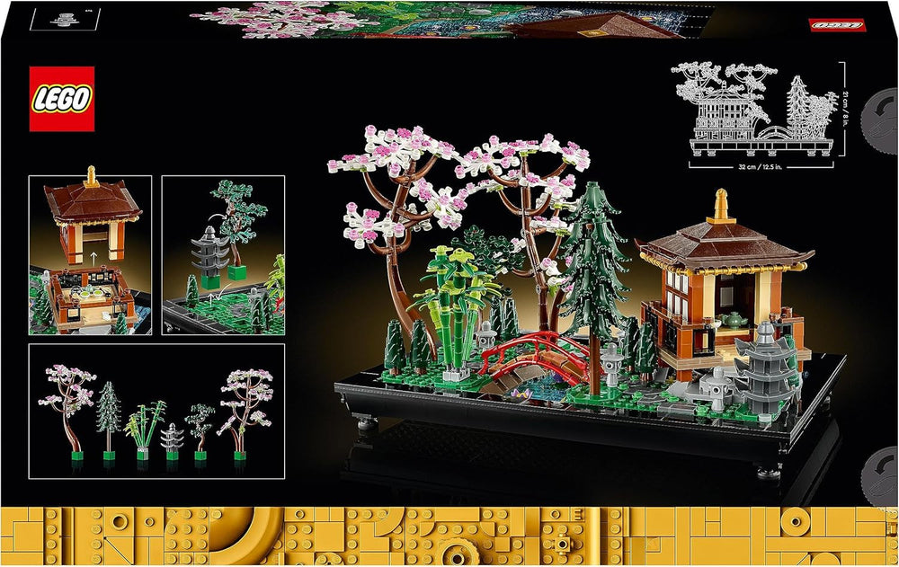 Lego Icons Garden Of Silence - Ensemble de jardin botanique zen pour adulte avec fleurs de lotus - Décoration de bureau d'inspiration japonaise personnalisable - Cadeau pour femme et homme 10315 Jeux de construction Besuche den LEGO-Store