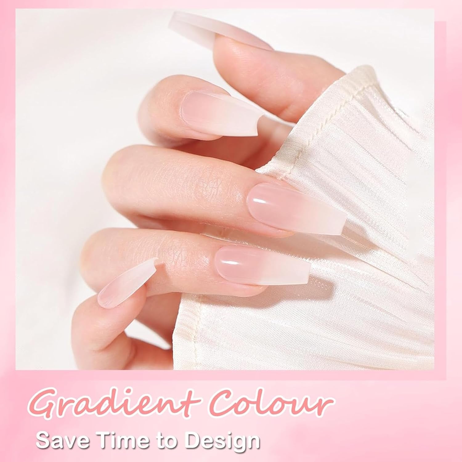 Set unghii false balerină - 240 bucăți unghii false roz liliac delicat, unghii false cu acoperire completă pentru lipire, set vârfuri unghii false pentru manichiură și artă unghii pentru femei și fete (roz lavandă)