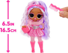 MDR. Surprendre! Tweens Neon Pop Stars - Kitty K - 1 poupée de mode avec surprises rétro-éclairées et plus de 10 vêtements et accessoires Pop Star, y compris un support de micro rétro, conçu pour les enfants de 4 ans et plus