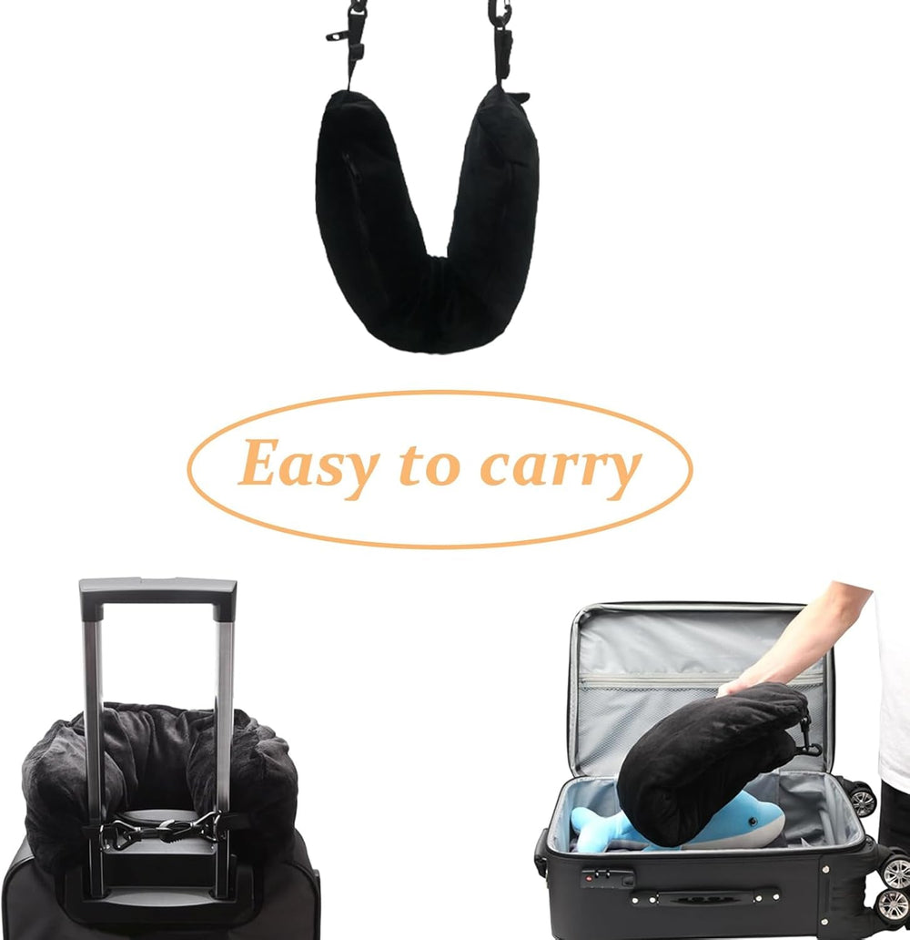 Bivpreom Oreiller de voyage en peluche, oreiller de voyage en peluche, oreiller de voyage, rembourré de vêtements, se transforme en bagage supplémentaire sans excédent de bagages Oreillers de voyage Naty Shop