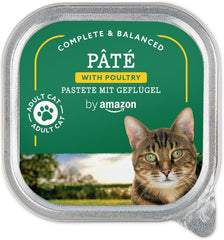 Lifelong by Amazon Katzenfutter, nass, Pastete mit Geflügel, 100 g, 16 pièces