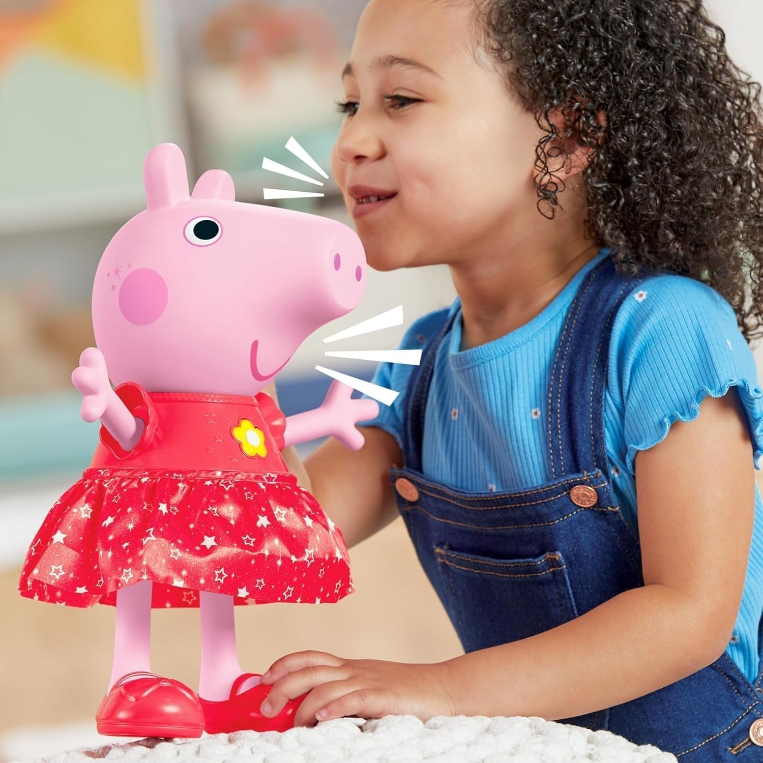Peppa Pig Peppa'S Mud Puddle Party Doll - Version allemande, poupées roses ou roses Naty Shop