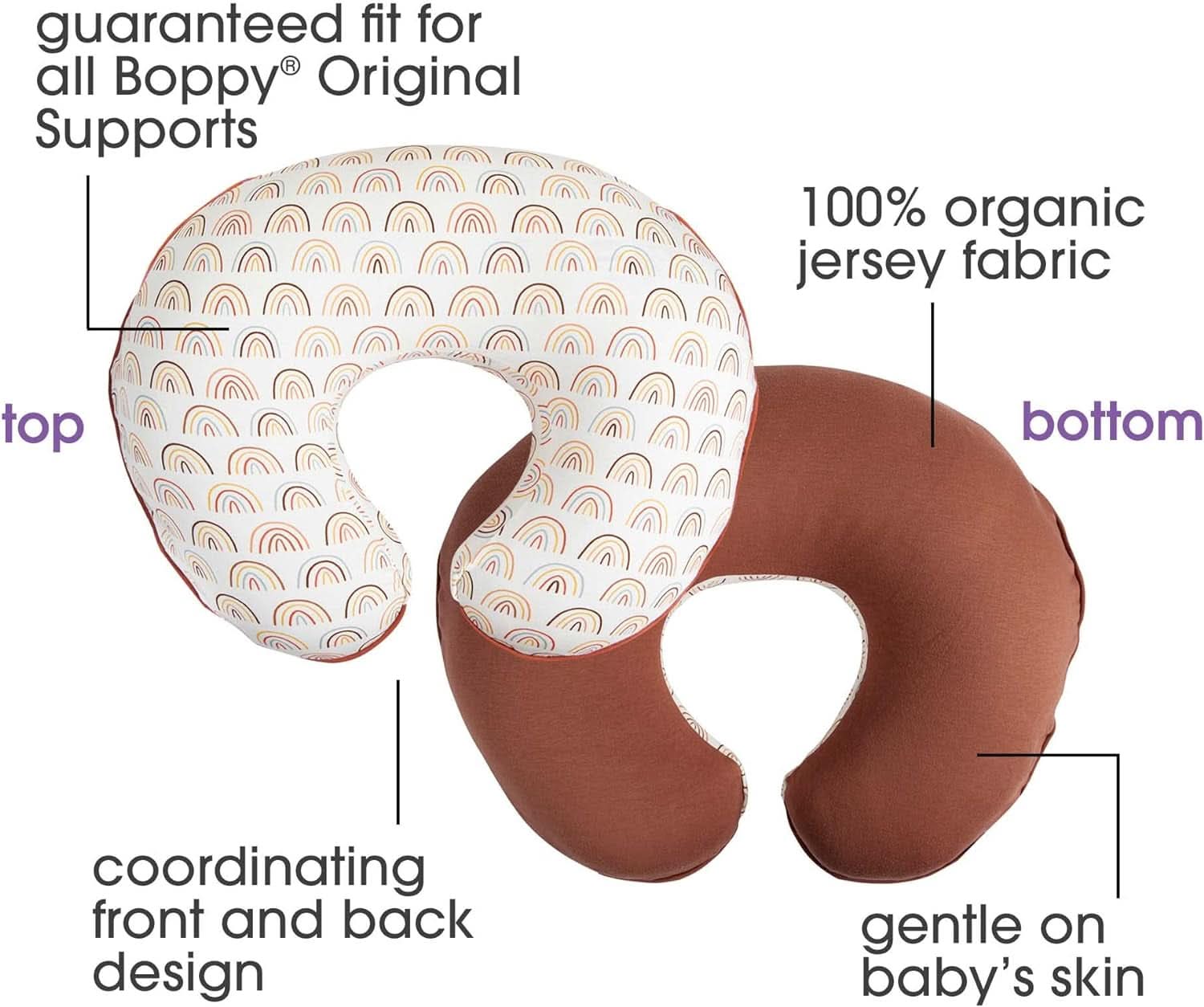 Housse de coussin d'allaitement - Tissu Bio Alimentation et Accessoires d'Allaitement Bebe Naty Shop