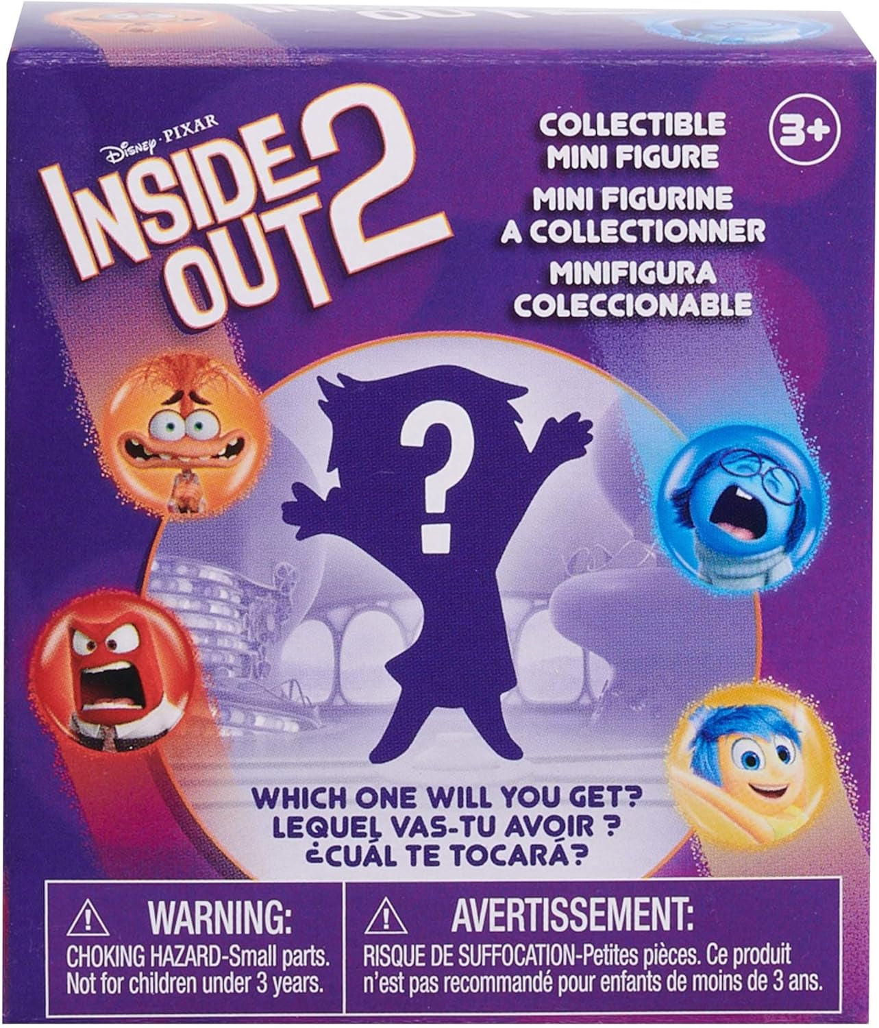 Just Play Disney et Pixar Inside Out 2 figurines à collectionner de 2,5 cm à 6,4 cm de hauteur Jouets pour enfants à partir de 3 ans Figurines d'action Naty Shop