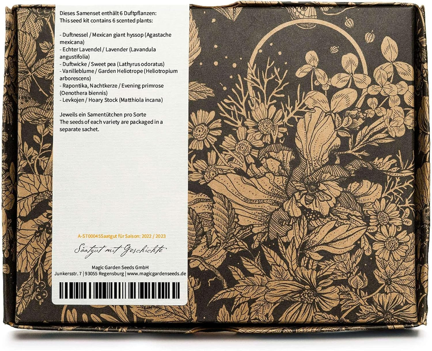 Plantes parfumées - coffret cadeau avec graines et 6 plantes aux fleurs joliment parfumées