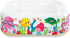 Intex 57471NP - Aquarium gonflable, vinyle, multicolore, 159x159x50 cm