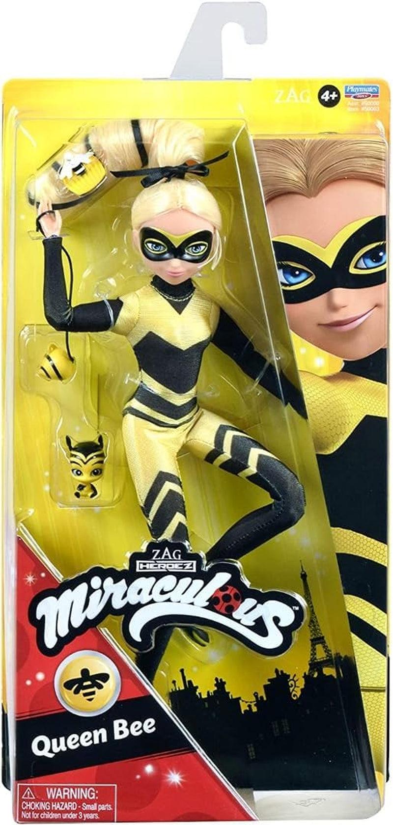 Bandai - Miraculous Ladybug - Poupée Marinette Changement de Couleur Surprise - Poupée articulée Miraculous, 26 Cm + 3 surprises - Modèle aléatoire - P50390 Dolls Naty Shop Queen Bee