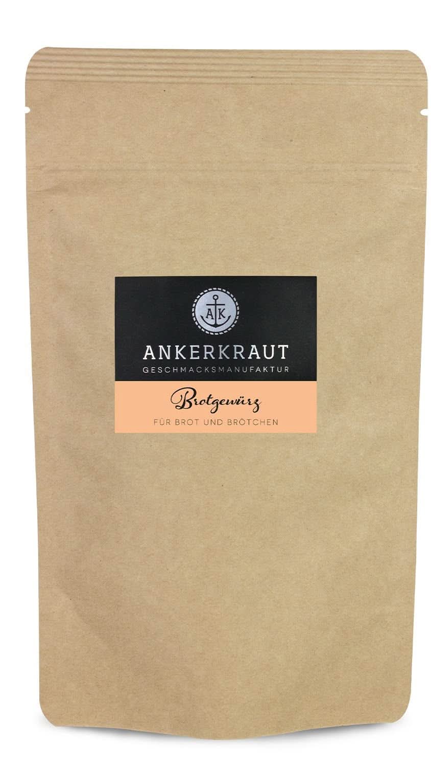 Ankerkraut, condiment pentru pâine Hamburg, amestec de condimente pentru pâine pentru coacerea pâinii și a rulourilor, 70 grame Bucatarie Naty Shop 200 grame, Pungă