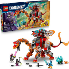 LEGO DREAMZzz 2in1 Dino-Düsenflieger - Dinosaurier Spielzeug verwandelbar in Stegosaurus - inkl. 4 Minifiguren und 2 sammelbaren Schatz-Kreaturen - Geschenk für Jungen ab 9 Jahren - 71514