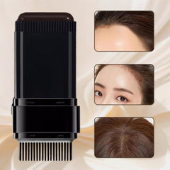 2pcs Poudre de Délié Brun Foncé, Poudre de Délié, Correcteur de Délié, Crayons de Couleur de Cheveux avec Peigne, Outil de Couvre-Cheveux Gris pour Femmes et Hommes (40g, Brun Foncé) Naty Shop Teinture pour Cheveux