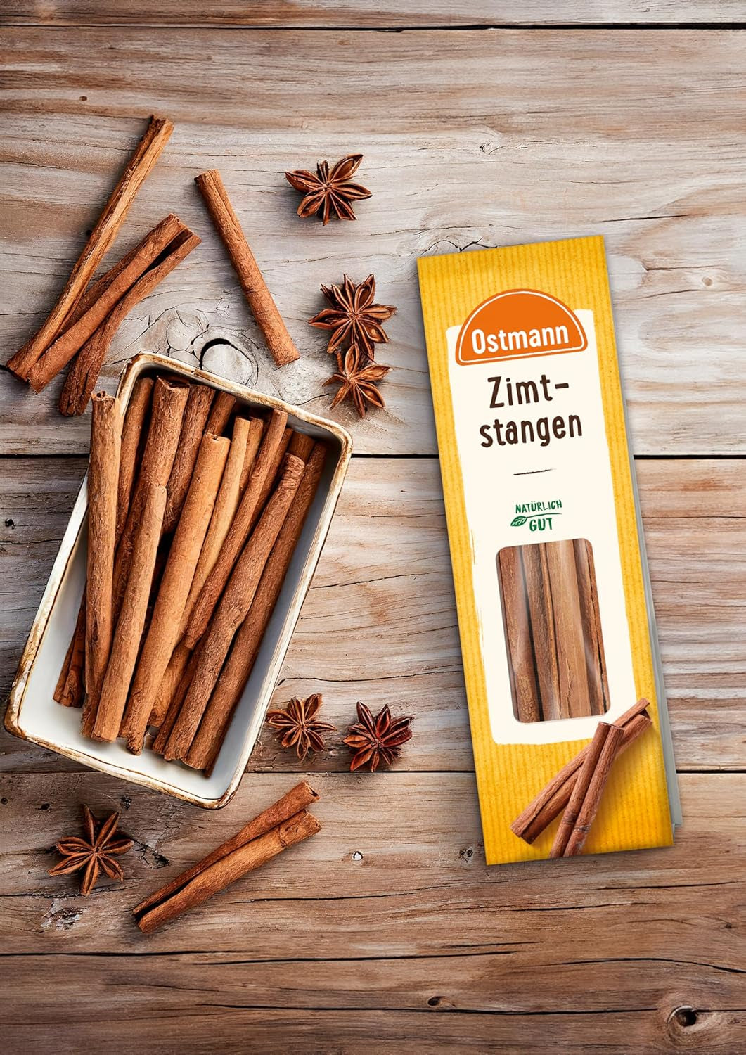 Ostmann Gewürze Zimtstangen, 4 pièces