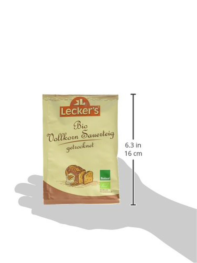 Lecker'S Bio Vollkorn Sauerteig (10 X 30 G) Mélange pour la pâtisserie et la cuisine Naty Shop