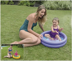 Intex 59409NP - Piscină gonflabilă pentru bebeluși cu imprimeu animal, 1 bucată, vinil, multicoloră, 61x15 cm