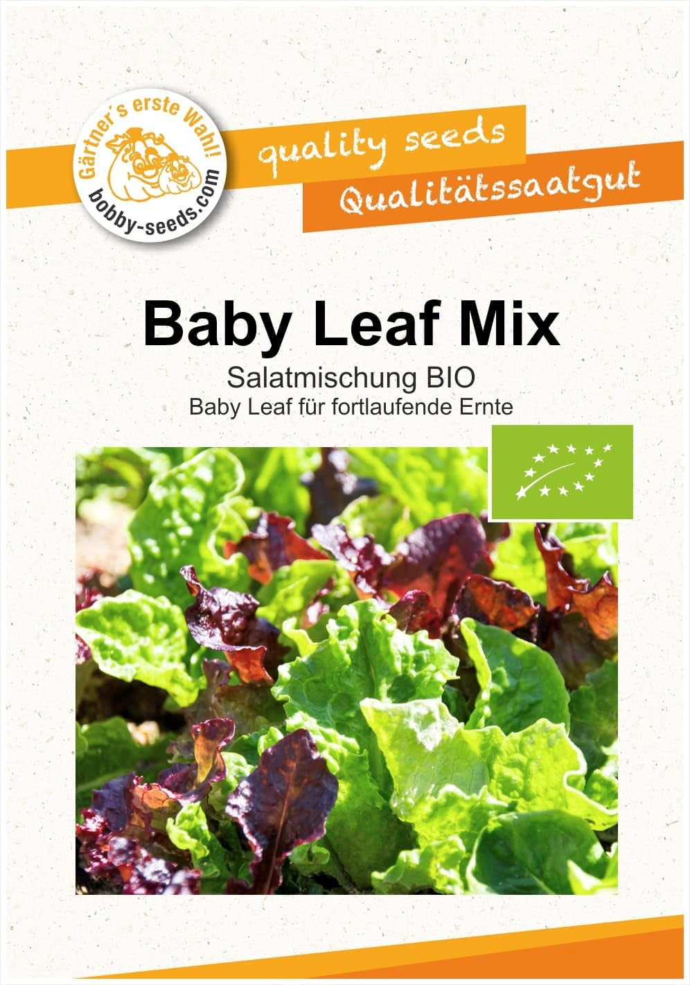 Baby Leaf BIO Salatsamen Von Bobby-Seeds Portion