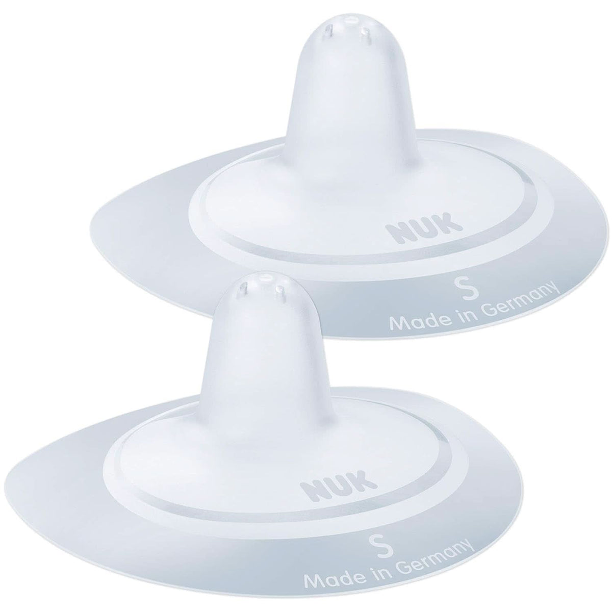 Protège-mamelons NUK | Boucliers de mamelon d'allaitement | Protège contre les mamelons douloureux | Silicone fin | Taille S (16 mm) | 2 pièces Aliments pour bébés et accessoires d'allaitement Naty Shop