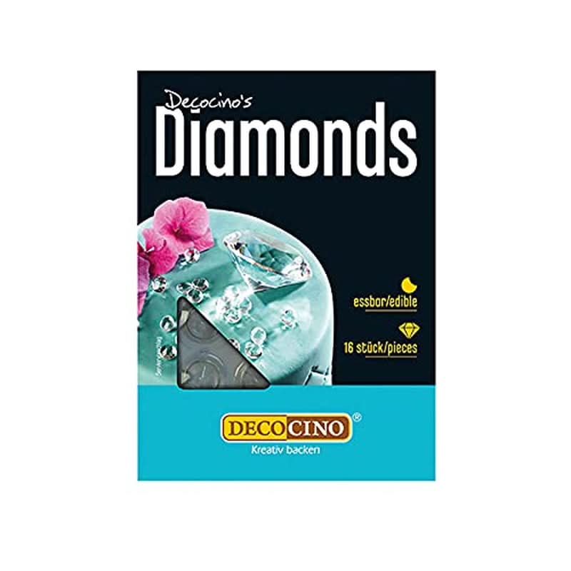 Diamants comestibles Decocino, 2 x 16 pièces Sprinkles Naty Shop