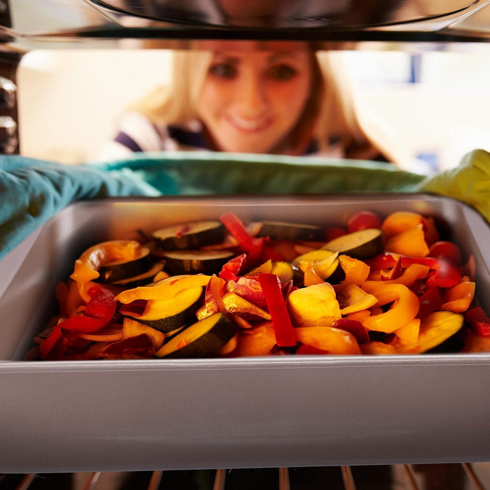 Moule à pâtisserie Relaxdays, antiadhésif, 4 litres, acier au carbone, marron Moules et plaques à pâtisserie Naty Shop
