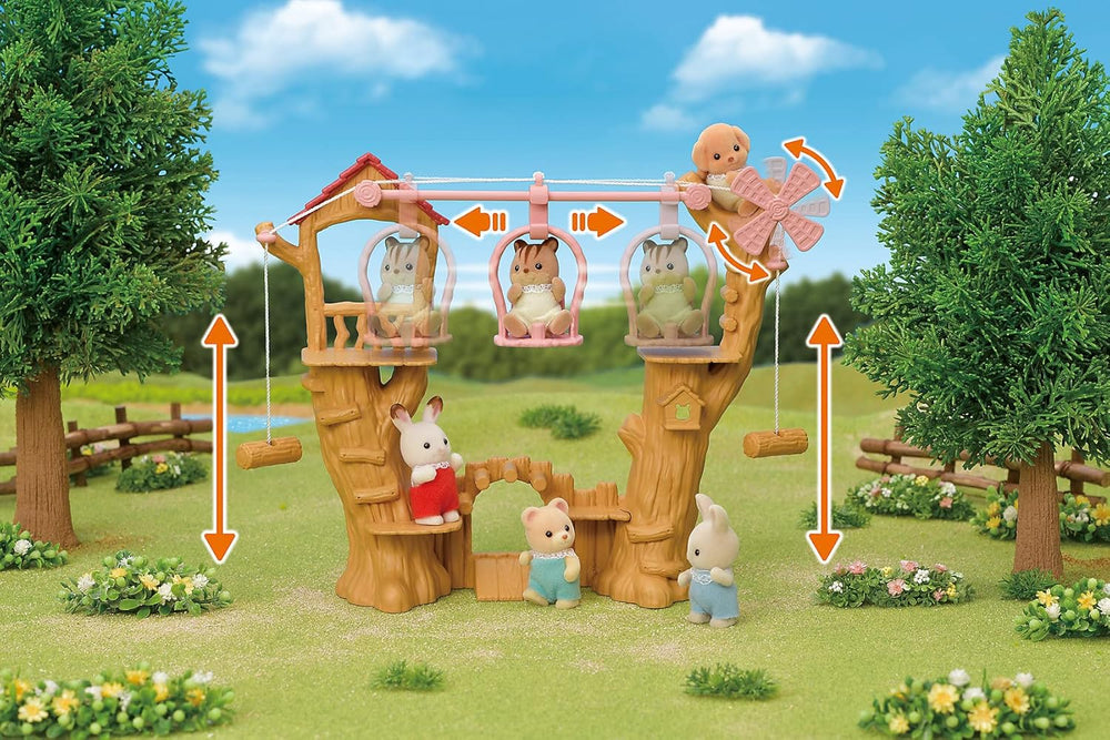 Sylvanian Families 5452 Téléphérique pour bébé - Ensemble de jeu pour maison de poupée
