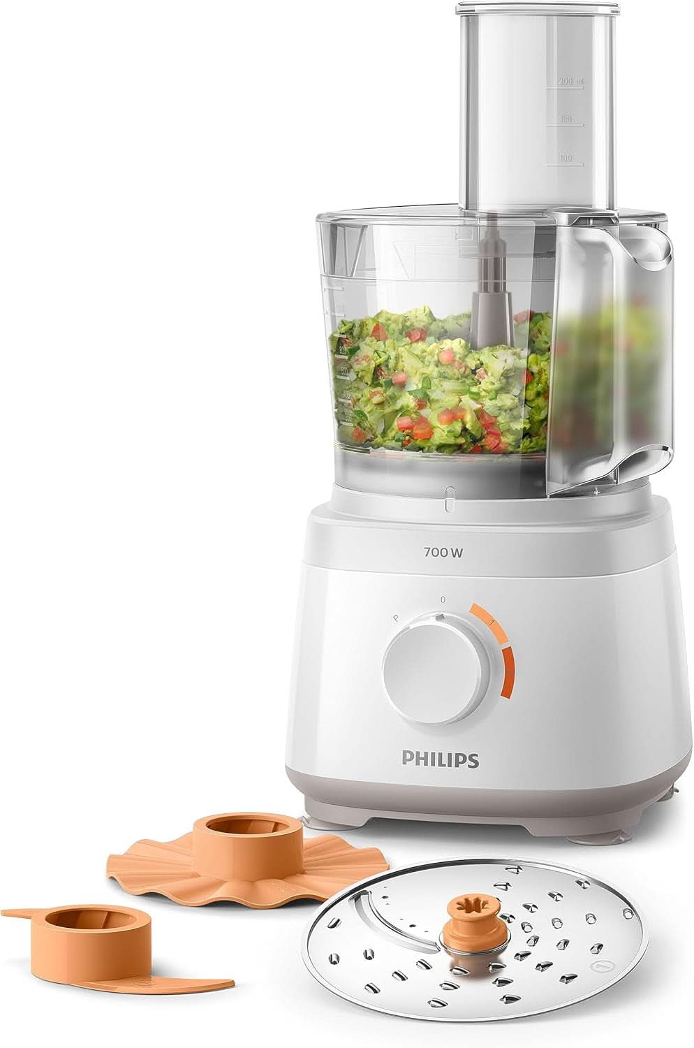 Philips Kompakte Küchenmaschine – 850 W, 31 fonctions, 2,1 litres, Powerchop, Edelstahlklinge (HR7530/10) Kitchen Naty Shop 700 W, 16 fonctions