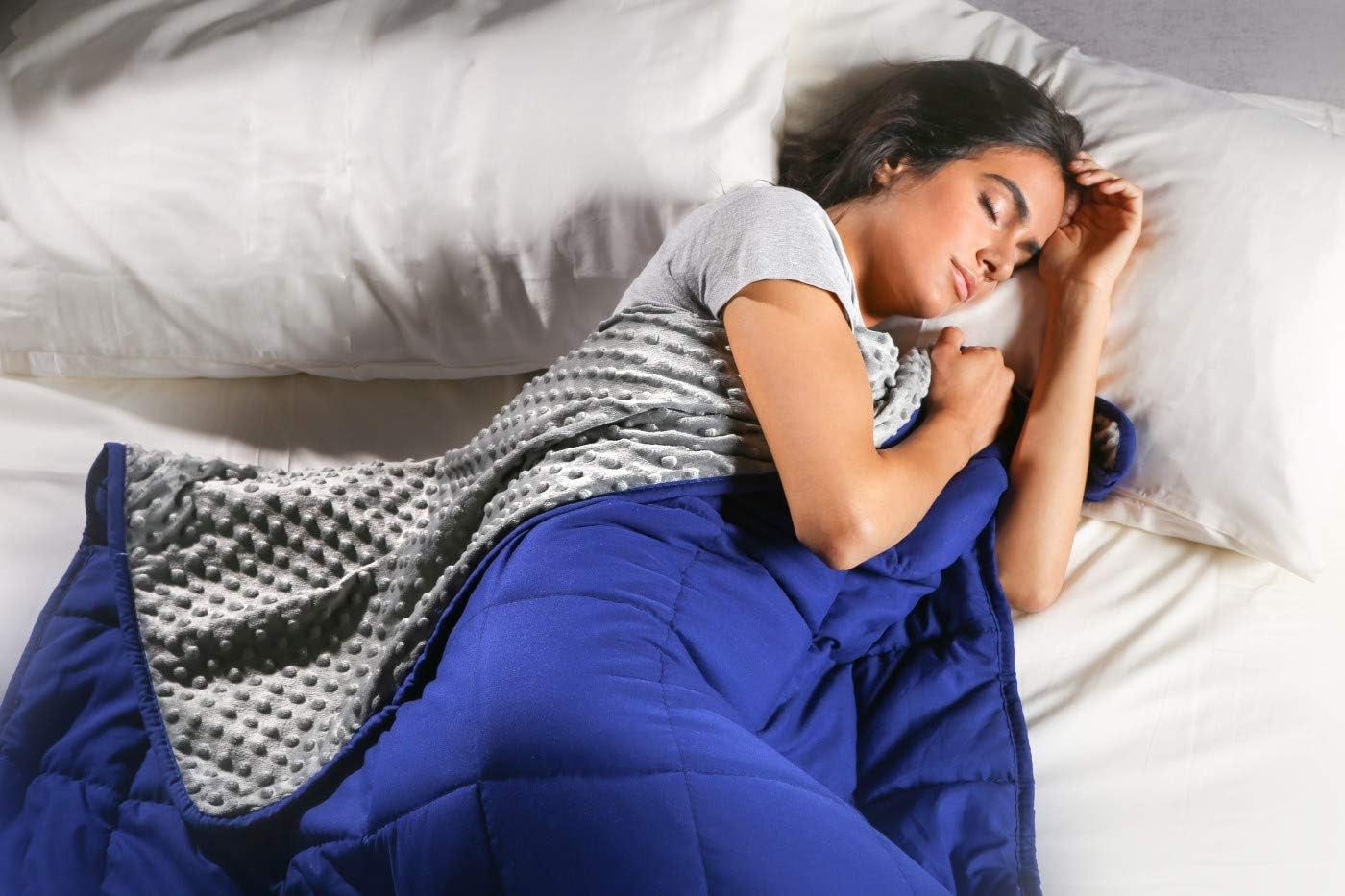 Kanguru Calmya, Couverture lestée 10,5 kg, Aide à vous endormir et à mieux dormir, Convient aux personnes pesant plus de 90 kg Couettes et couettes Naty Shop