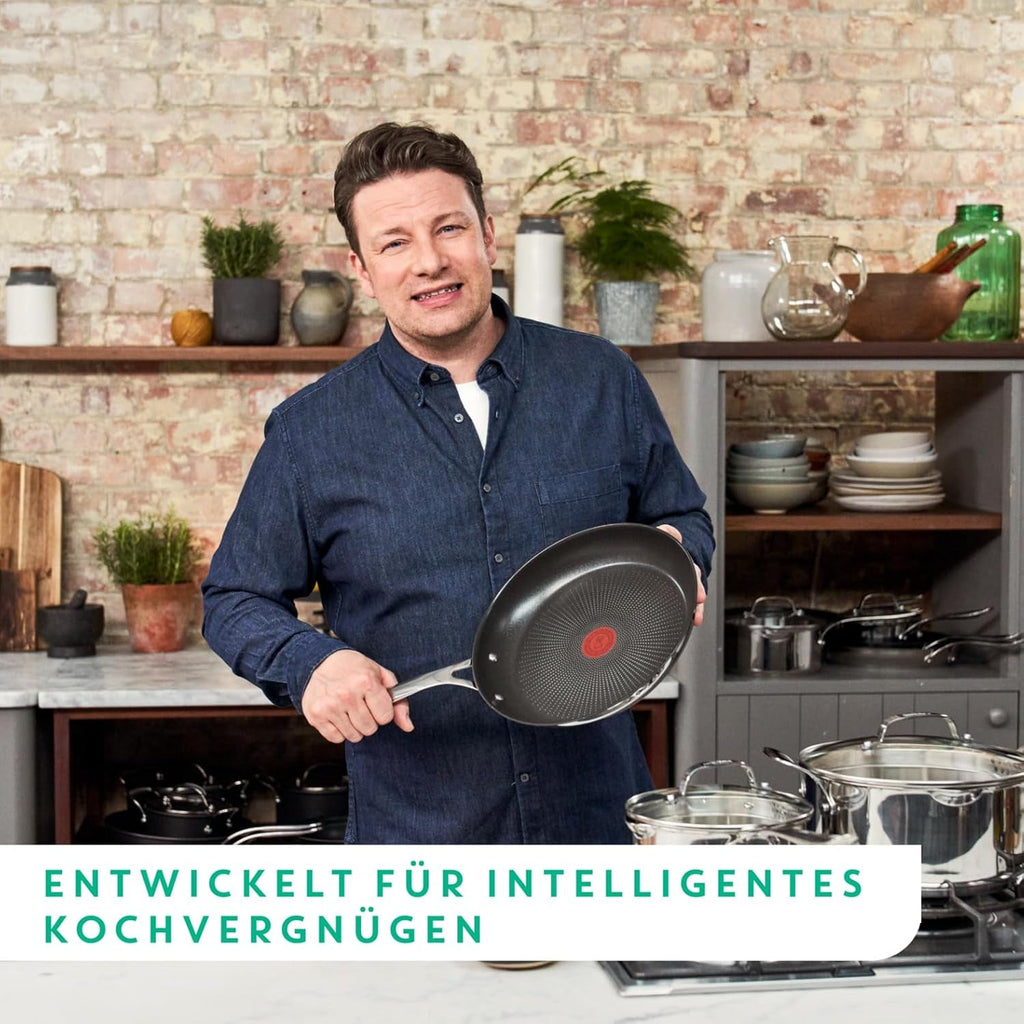 Tefal Jamie Oliver Cook'S Direct, antiaderentă, potrivită pentru inducție, rezistentă la cuptor Oale si Tigai Naty Shop