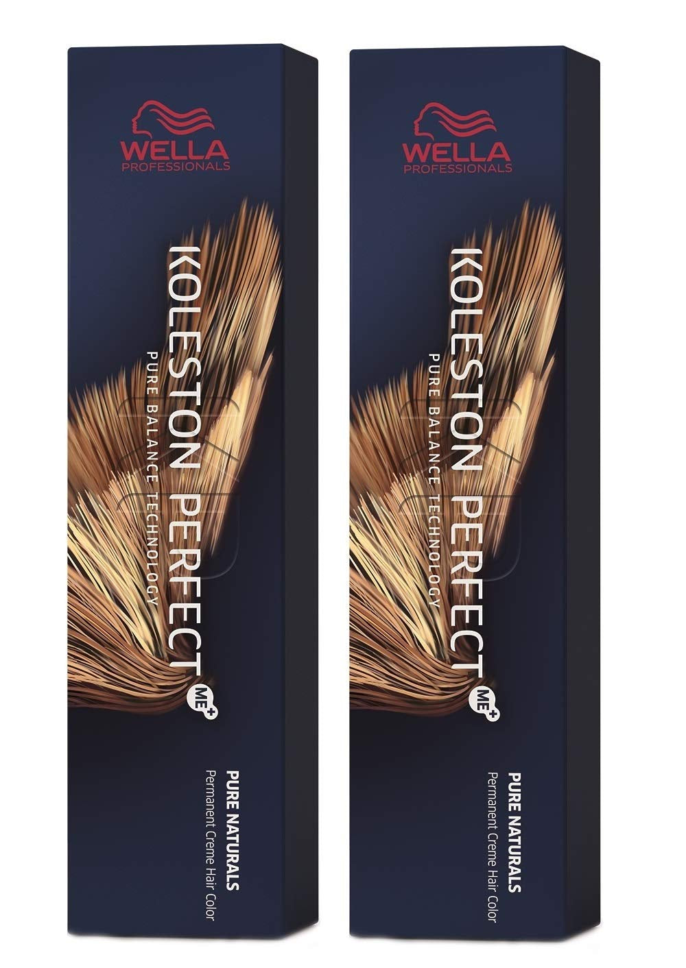 Lot de 2 Wella Koleston Perfect ME+ 5/0 Châtain clair 60 ml Naty Shop Teinture capillaire Titre par défaut