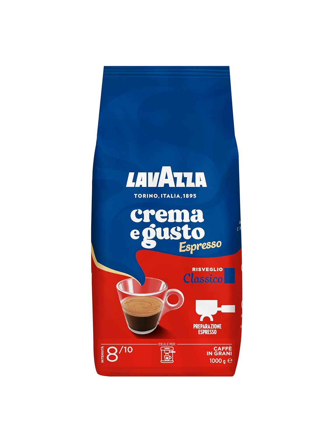 Lavazza Espresso Crema e Gusto (grains entiers sac de 1 kg)