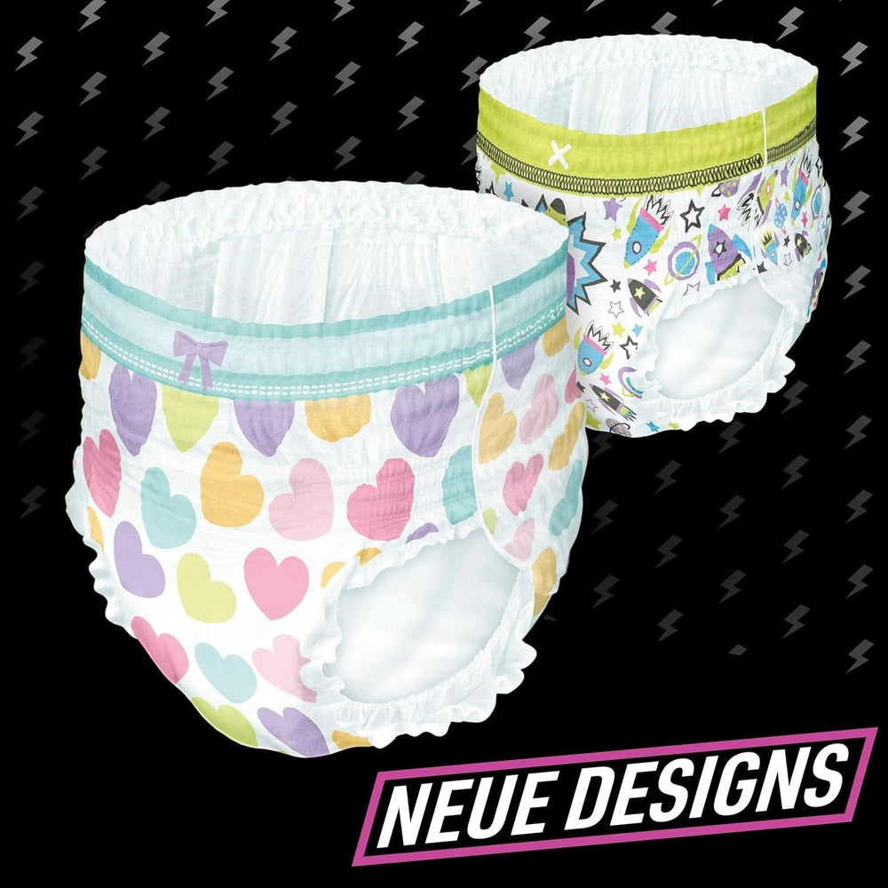 Pantalons de Pyjama Coeurs, 10 Pantalons de Nuit Absorbants, 7 Ans, 17Kg-30Kg Mère et Enfant Naty Shop