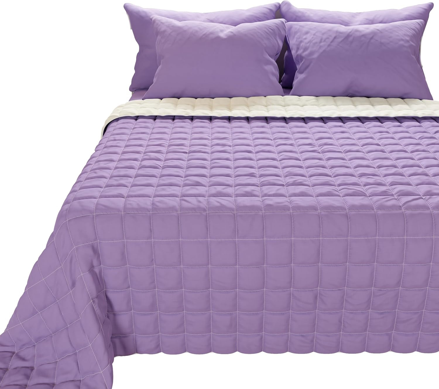 PETTI Artigiani Italiani - Couvre-lit simple, housse double face, housse à ressorts, bleu nuit, blanc, 100% Made in Italy Couettes et couettes Naty Shop Rose Lit 180 (260 X270 Cm)