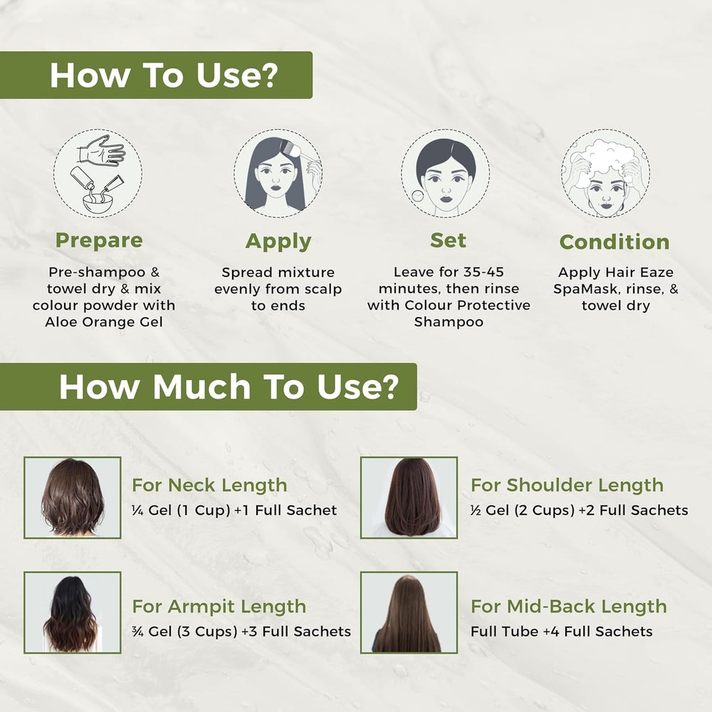 Coloration capillaire en gel naturel sans dommages Indus Valley | Sans ammoniaque, végétalien et sans cruauté | Jusqu'à 100 % de couverture des gris, résultats longue durée | Châtain clair 5.0 (20 grammes + 200 ml) Coloration capillaire Naty Shop