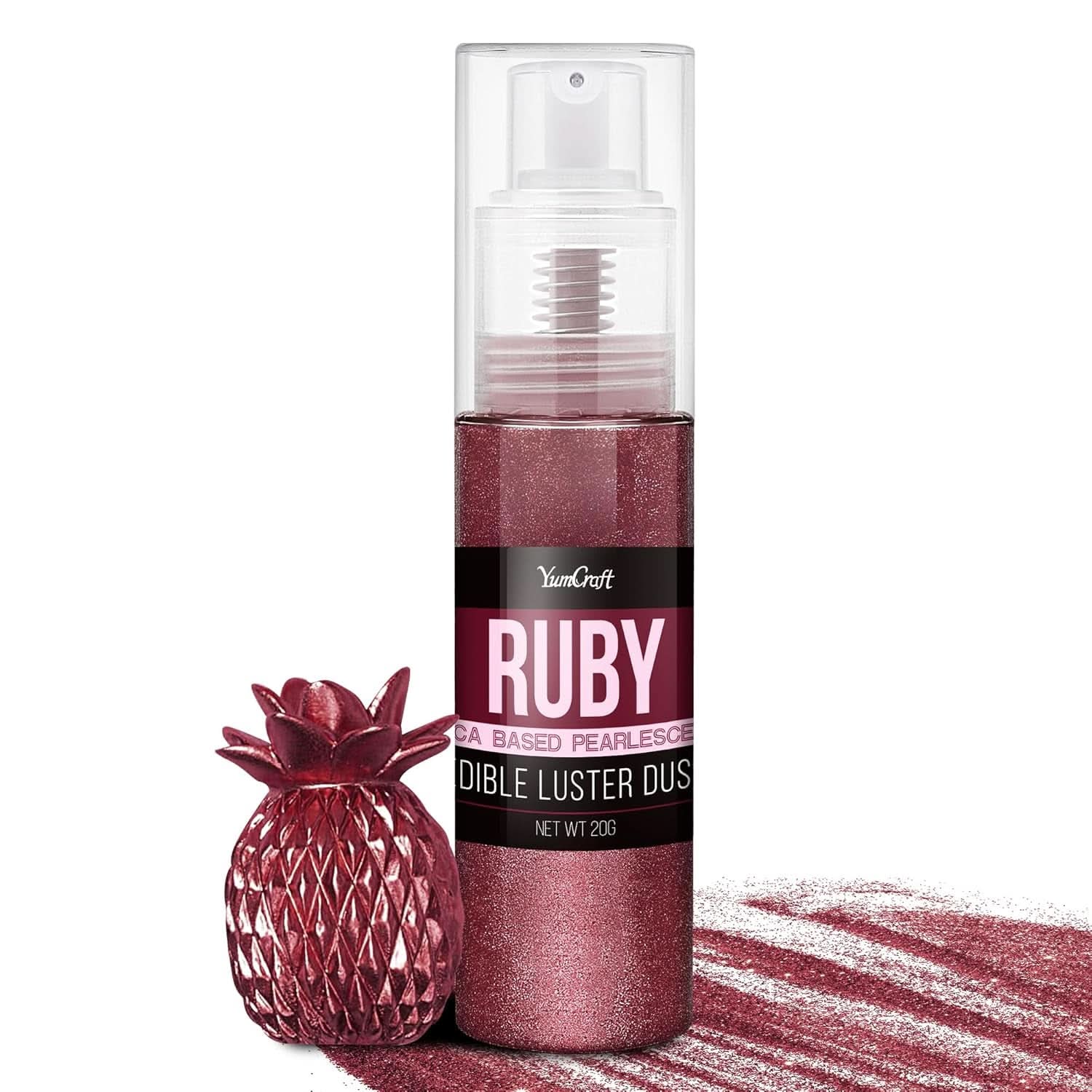 Spray pailleté comestible, 20 grammes Naty Shop Rubin