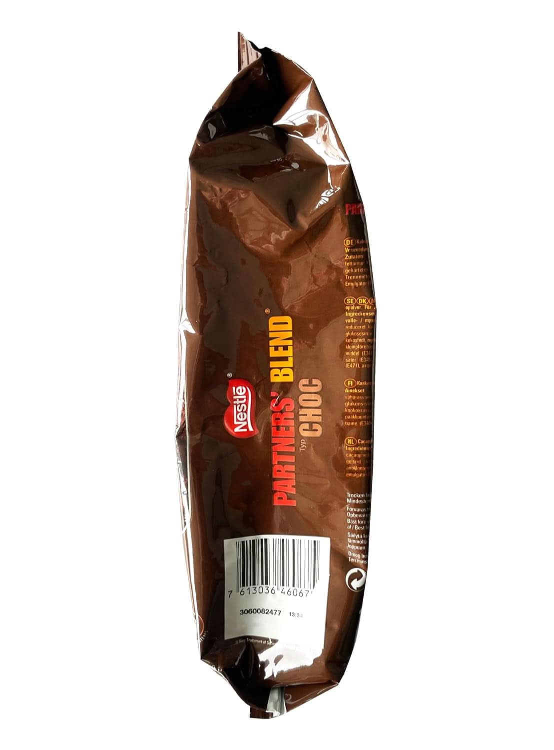 NESTLÉ Partners' Blend Type Choc, Poudre de Boisson au Cacao pour Distributeurs Automatiques, 1 Paquet (1 Sac X 1kg) Cacao et Chocolat Chaud Naty Shop