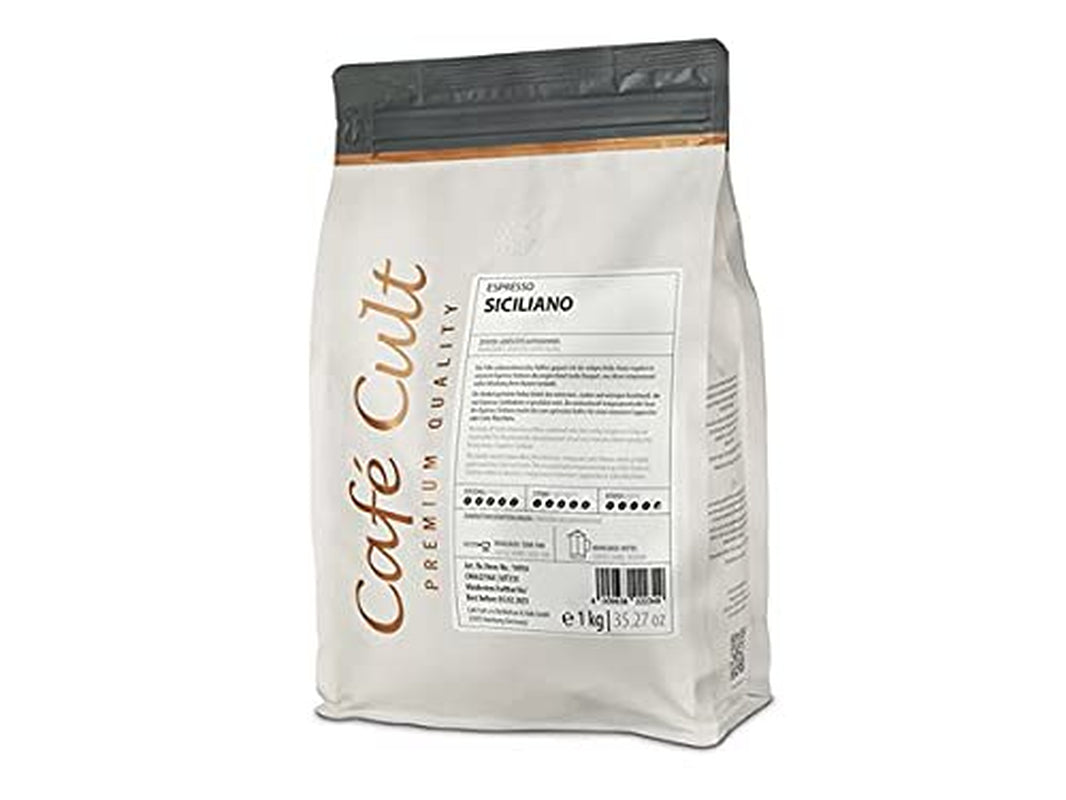 2 x NOUVEAU Espresso Siciliano par sac de 1 kg, grains entiers = 2 kg