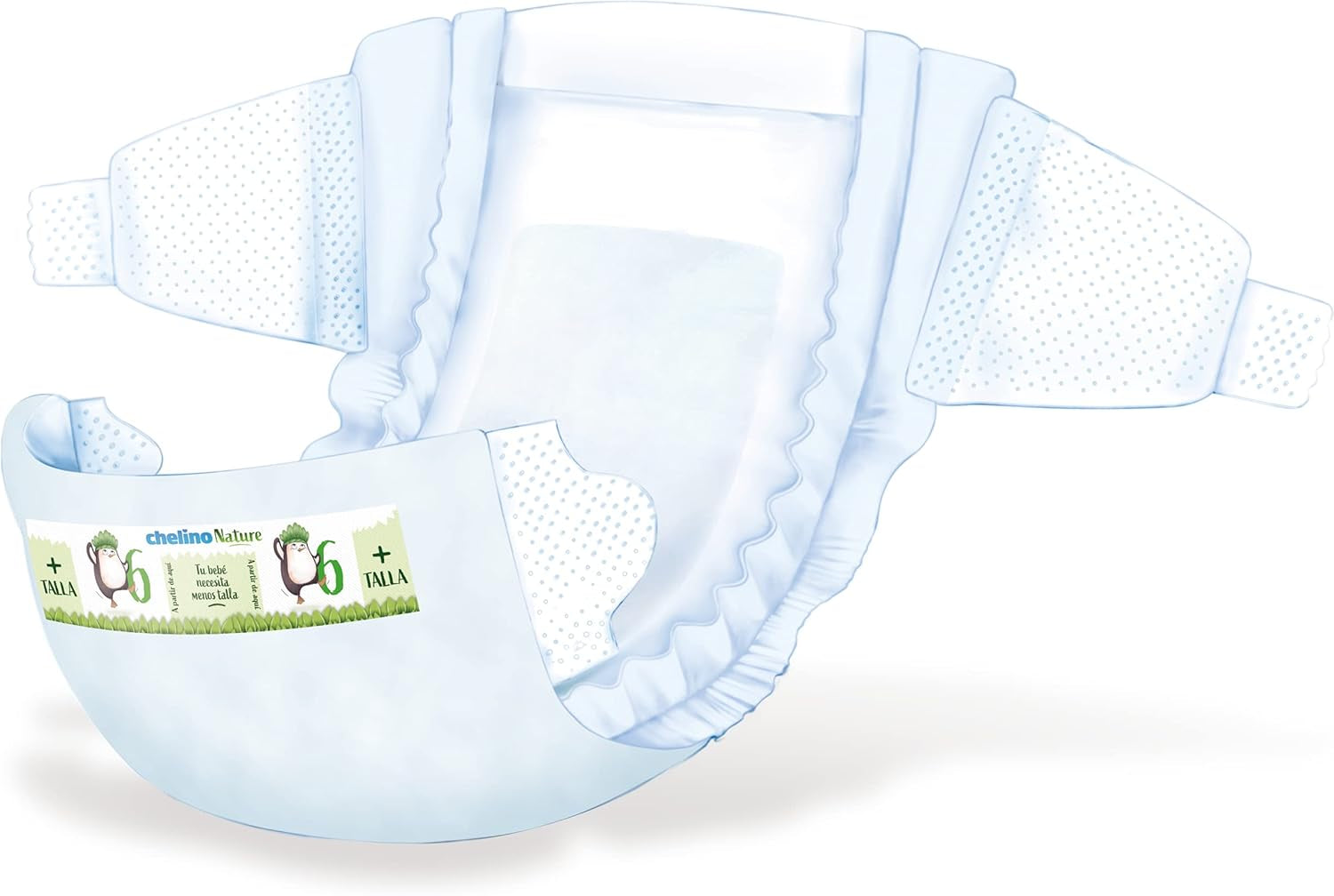 Couche bébé Nature, taille 6 (17-28 kg), 162 couches