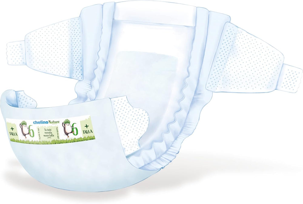 Couche bébé Nature, taille 6 (17-28 kg), 162 couches